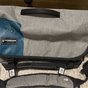 Timbuk2 Black and Gray Messenger Bag
